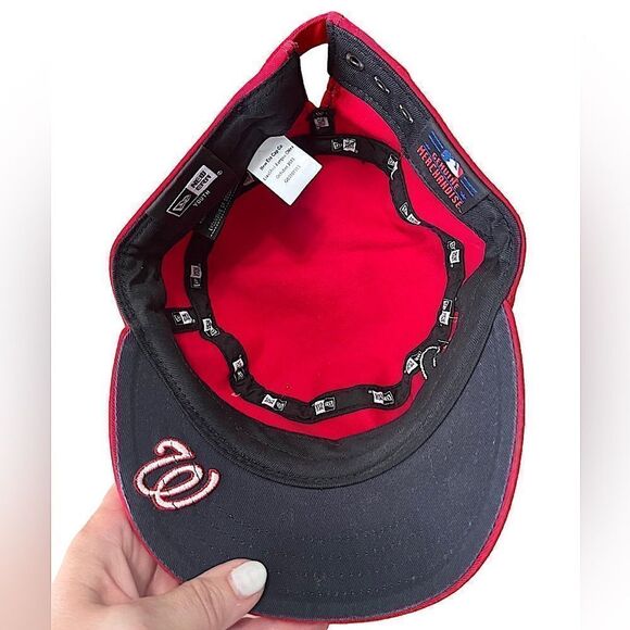 New Era Youth Washington Nationals Military Style Red Cadet Hat - Picture 5 of 11